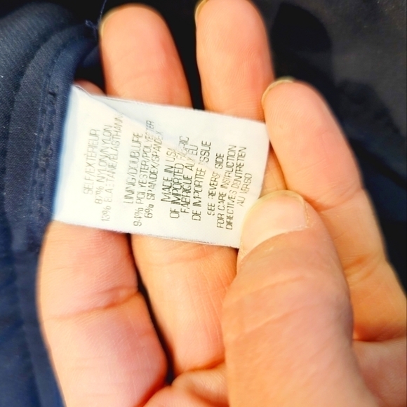 Theory Dantey Mandatory Dark Navy Pants, SZ 10 - Picture 7 of 8